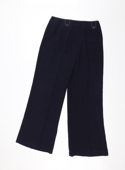 Womens UK Size 10 NEXT Regular Fit  Blue Trousers
