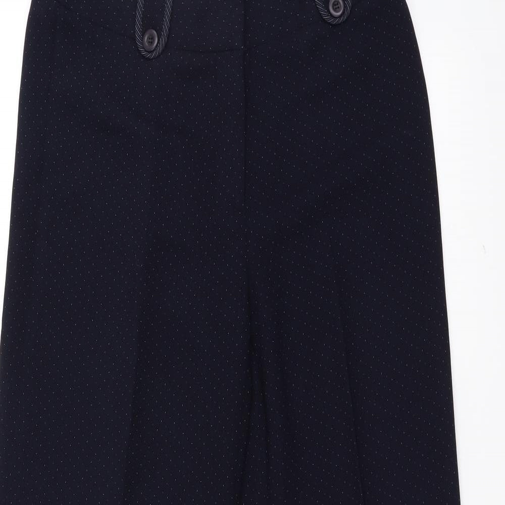 Womens UK Size 10 NEXT Regular Fit  Blue Trousers