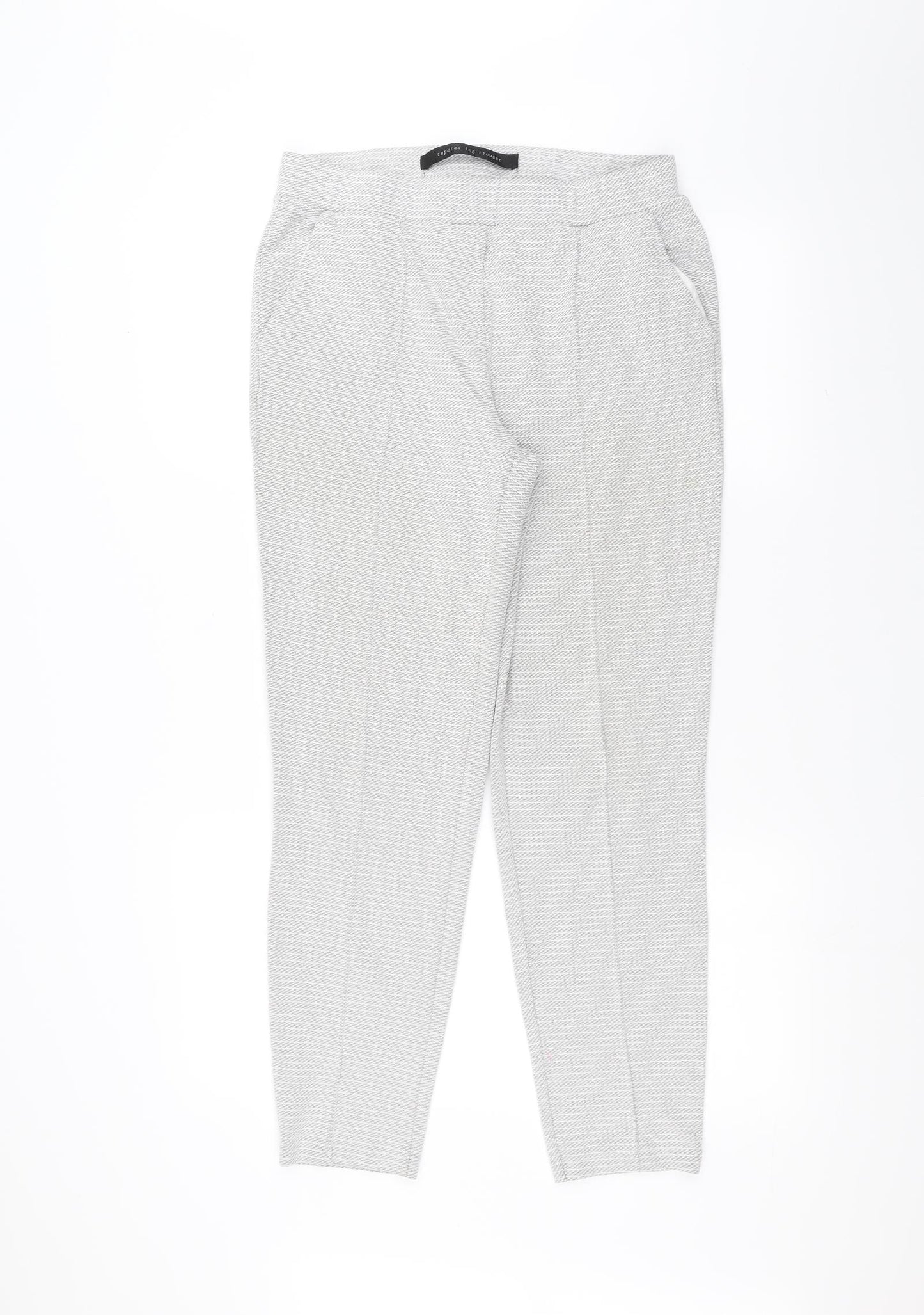 Womens UK Size 8 NEXT Regular Fit  White Trousers