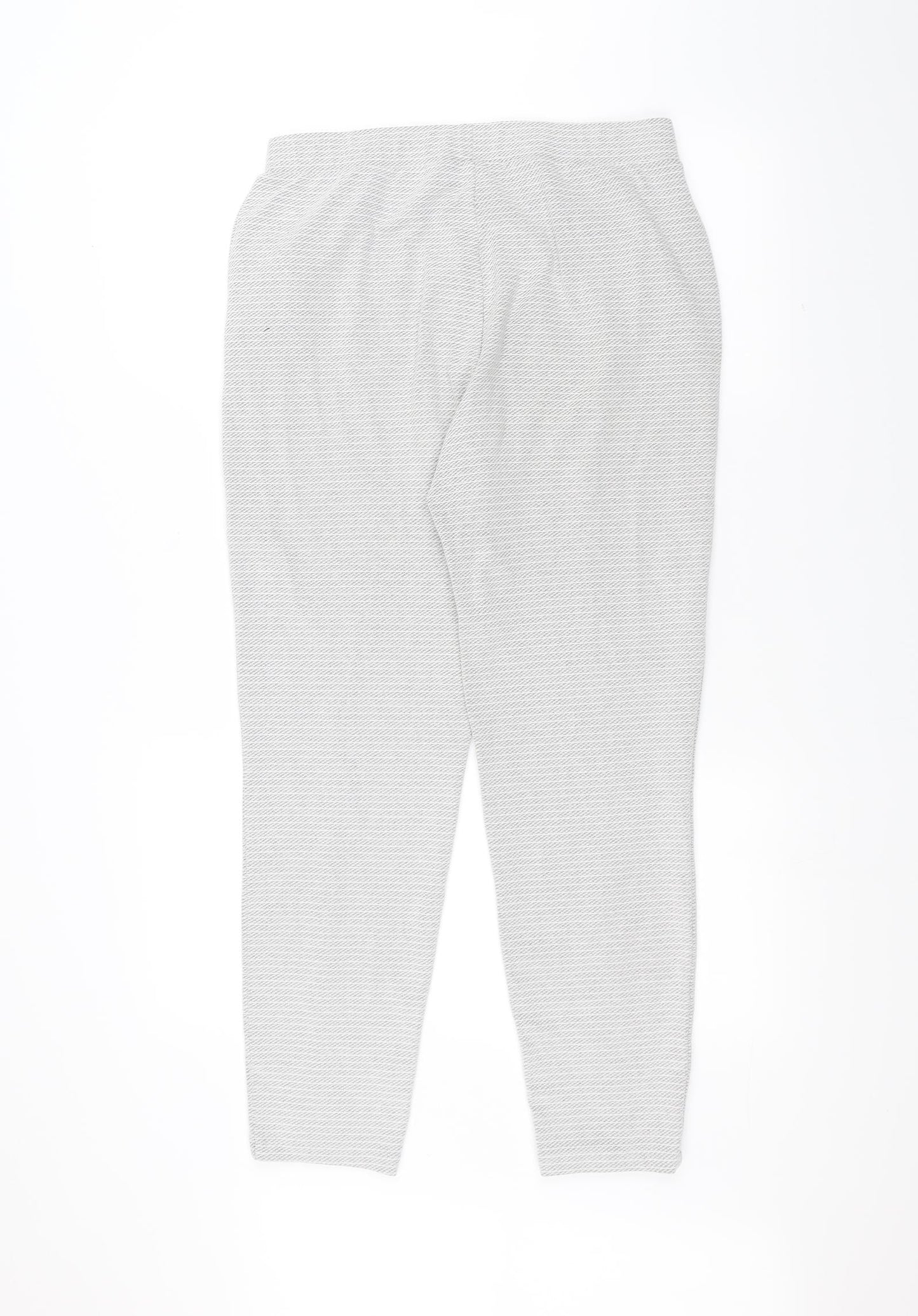 Womens UK Size 8 NEXT Regular Fit  White Trousers