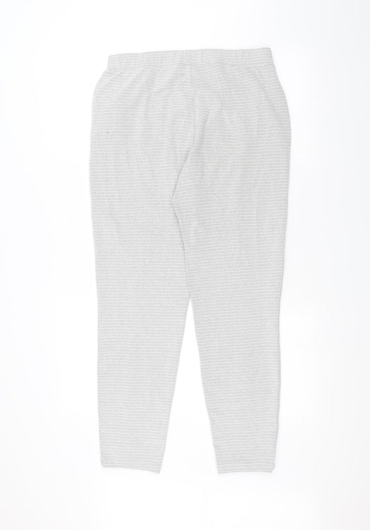 Womens UK Size 8 NEXT Regular Fit  White Trousers