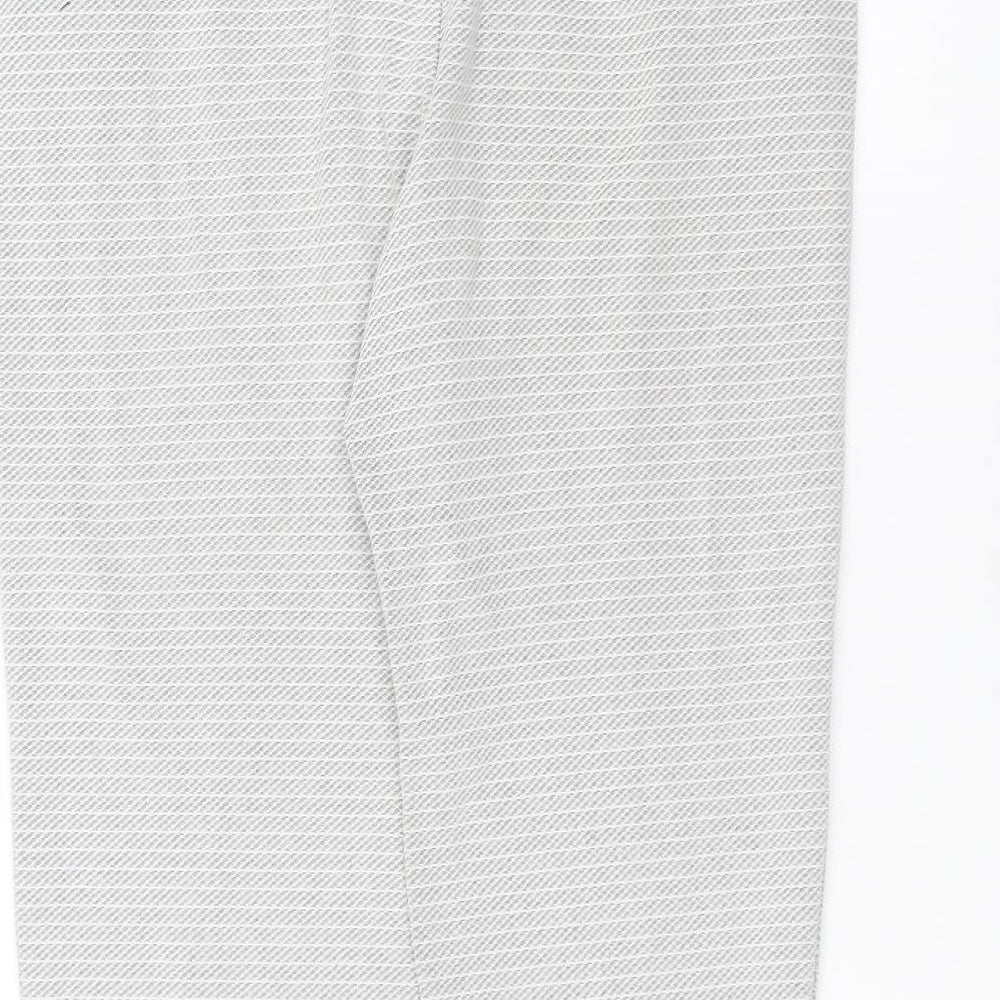 Womens UK Size 8 NEXT Regular Fit  White Trousers