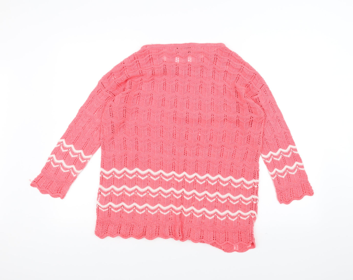 NEXT Womens Pink  Knit Pullover Jumper Size 10