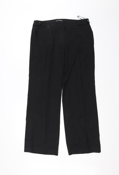 NEXT Mens Black   Trousers  Size 16 L25 in
