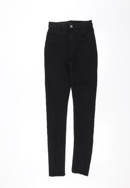 Womens UK Size 6 H&M Regular Fit Skinny Black Jeans