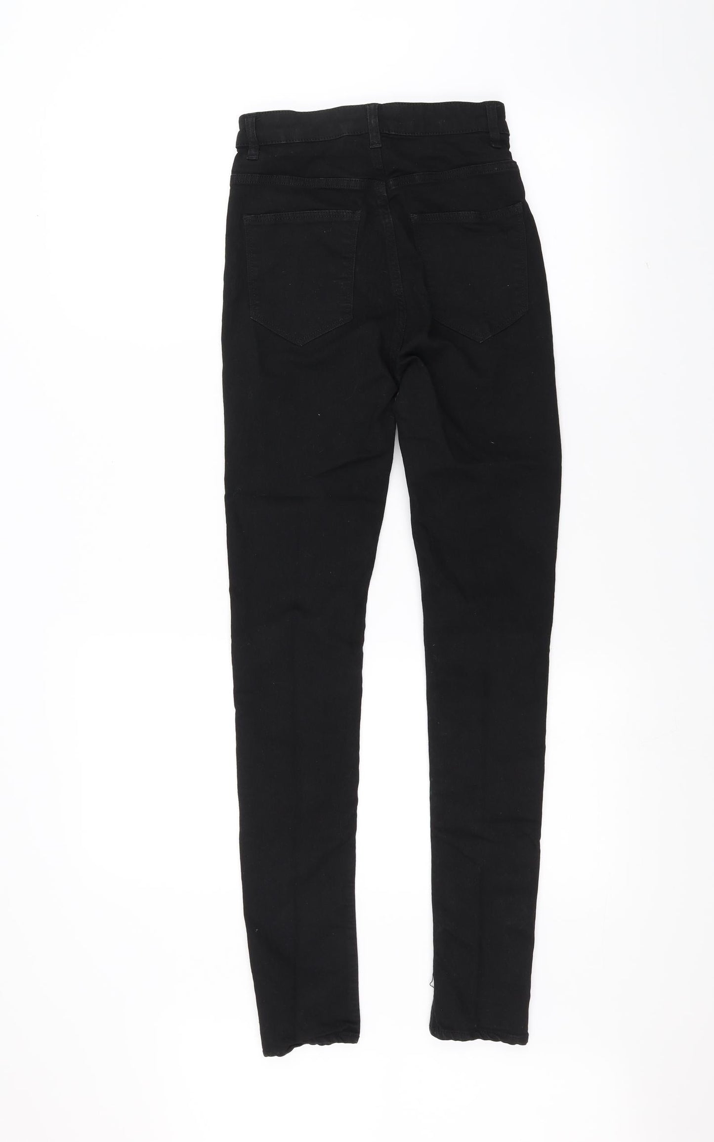 Womens UK Size 6 H&M Regular Fit Skinny Black Jeans