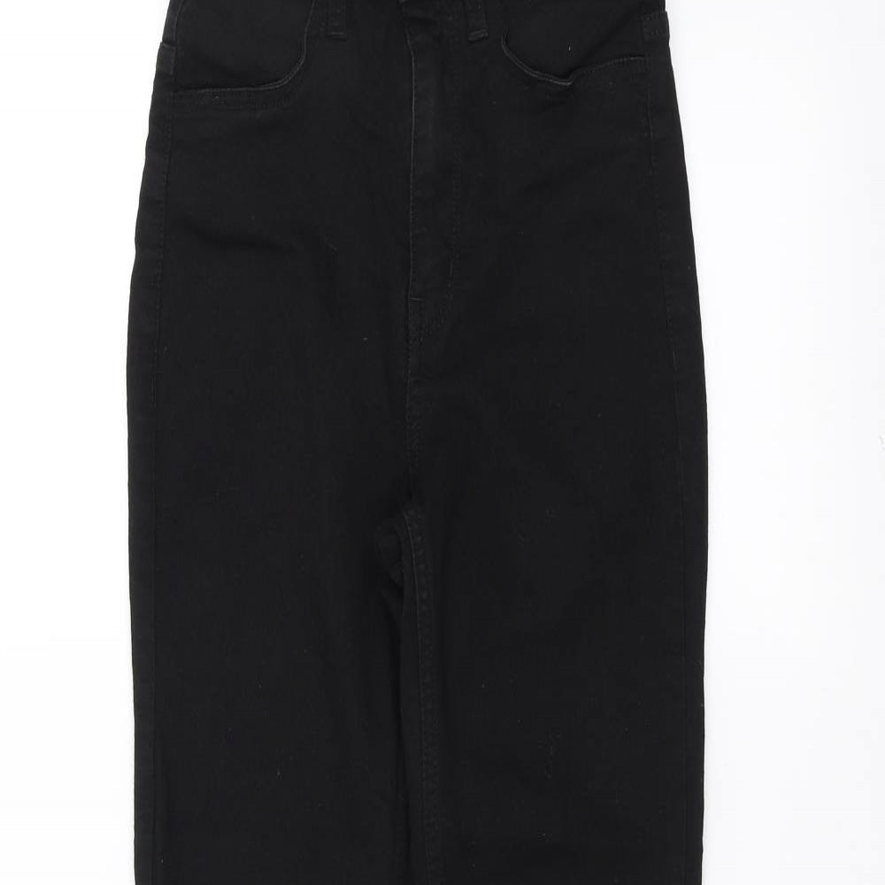 Womens UK Size 6 H&M Regular Fit Skinny Black Jeans