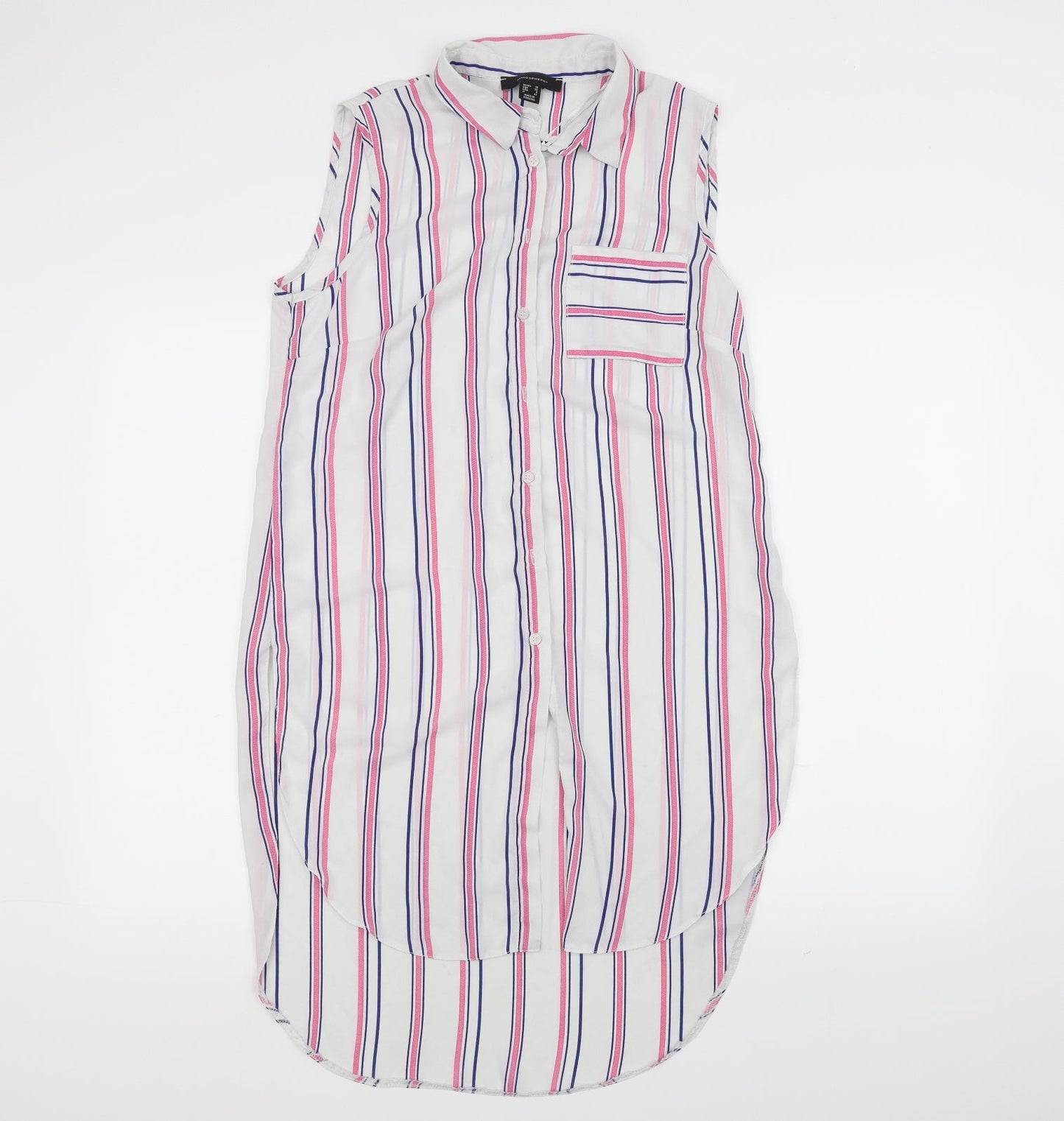 Atmosphere Womens White   Basic Button-Up Size 10