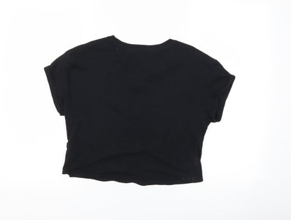 New Look Girls Black   Cropped T-Shirt Size 12-13 Years  - Colorado