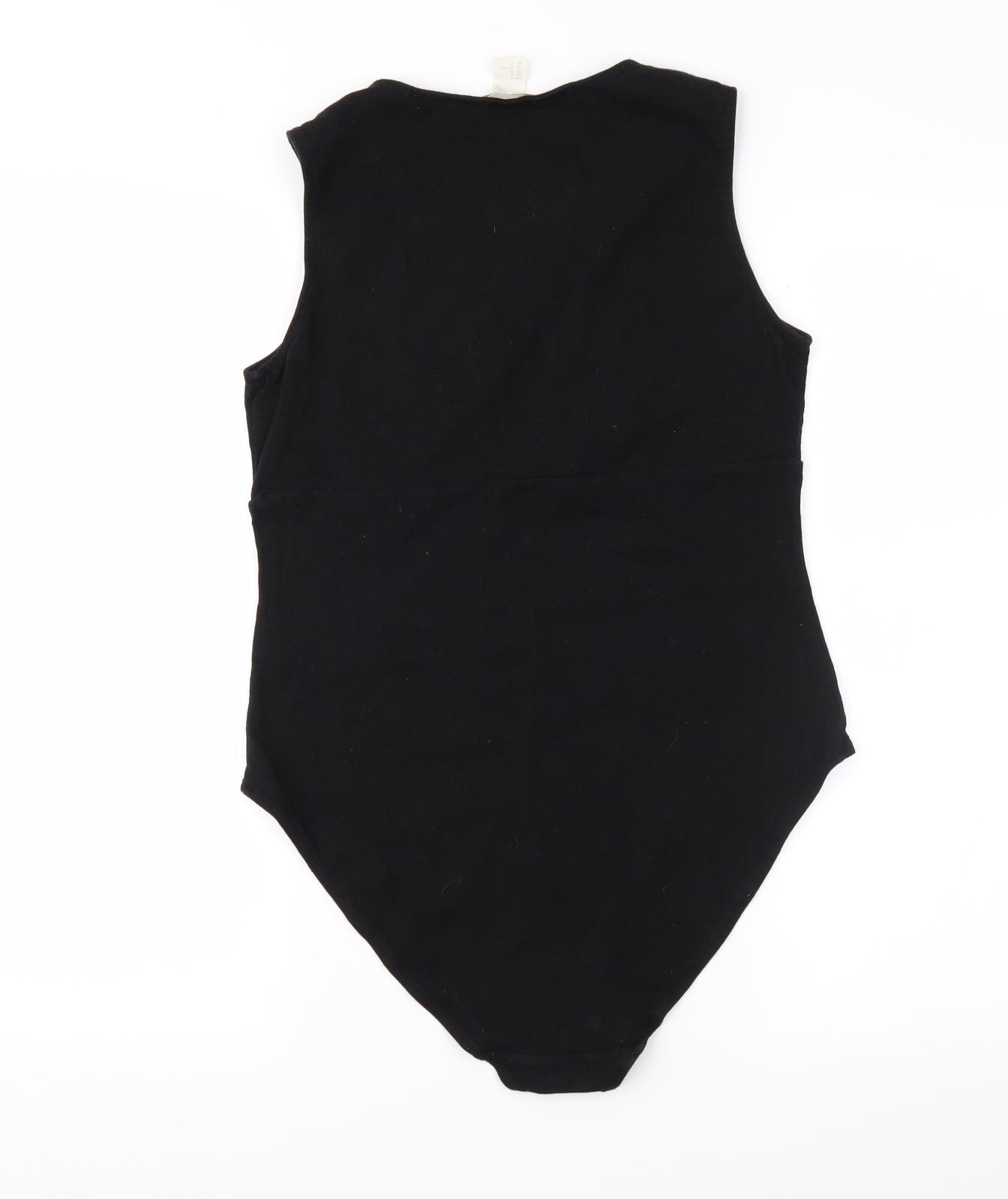 Womens UK Size M H&M Black Basic T-Shirt