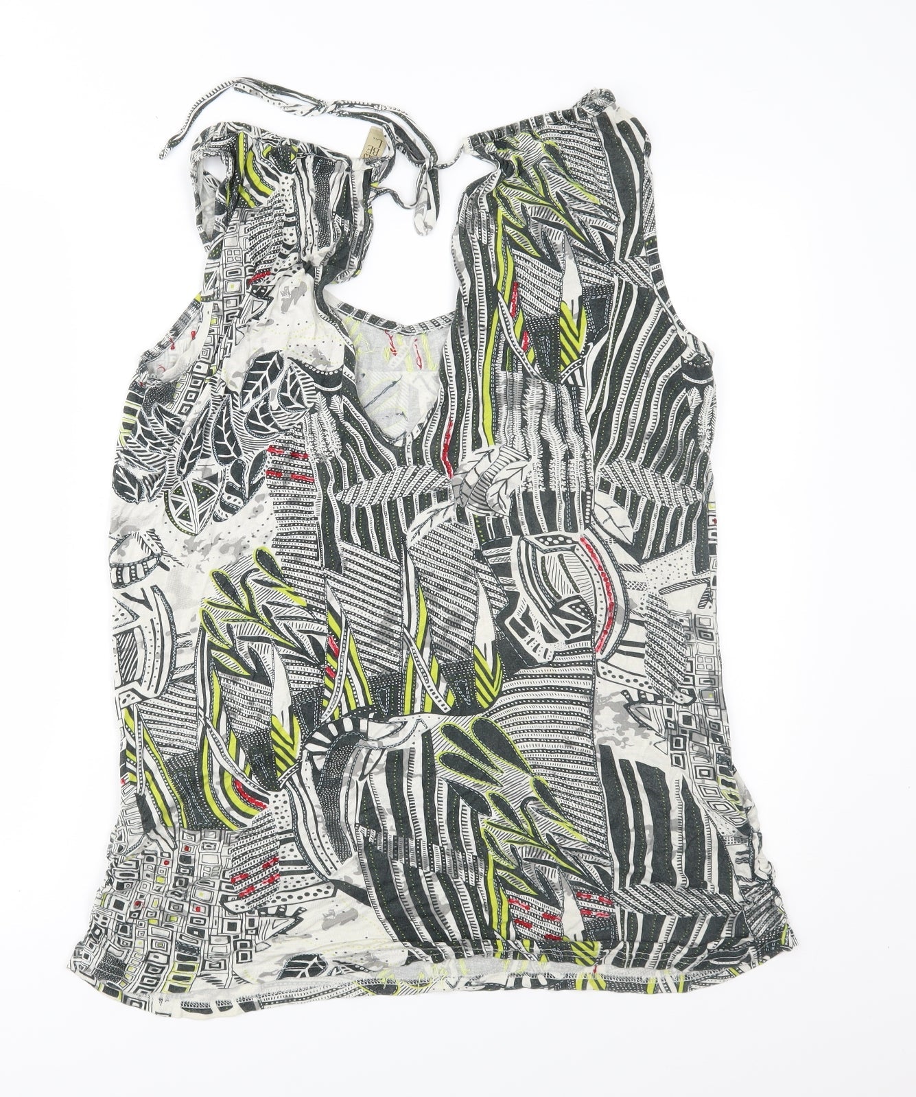 Womens UK Size 8 Love Label Grey Basic Blouse