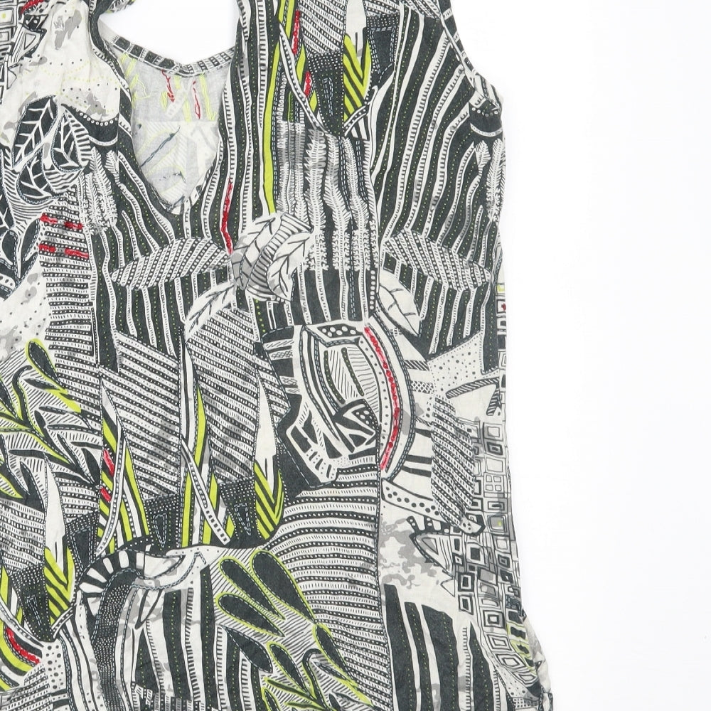 Womens UK Size 8 Love Label Grey Basic Blouse