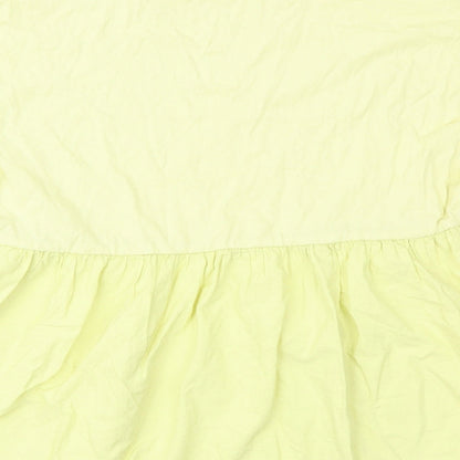 Womens UK Size 10 New Look Green Basic Blouse