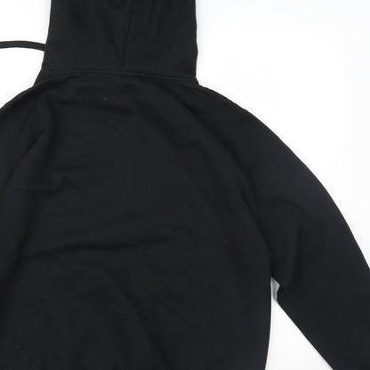Label Mens Black   Pullover Hoodie Size XS