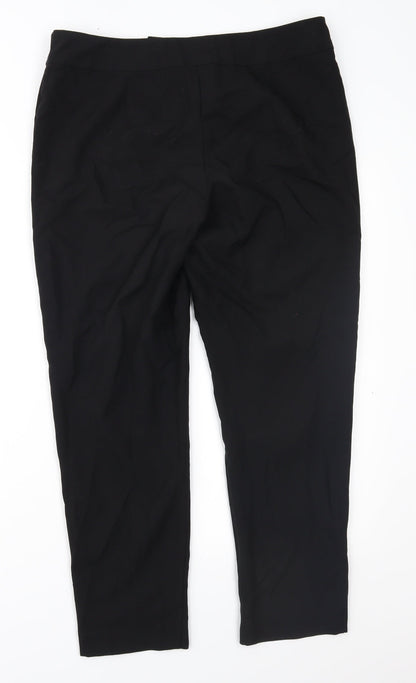 George Womens Black   Trousers  Size 12 L26 in