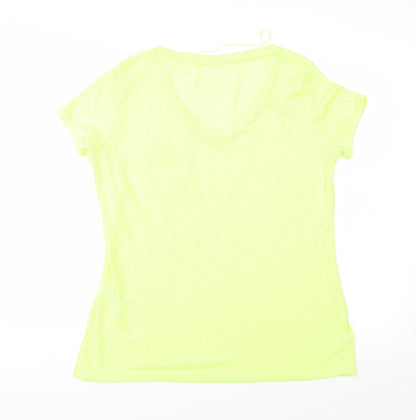 F&F Womens Green  Jersey Basic T-Shirt Size 12