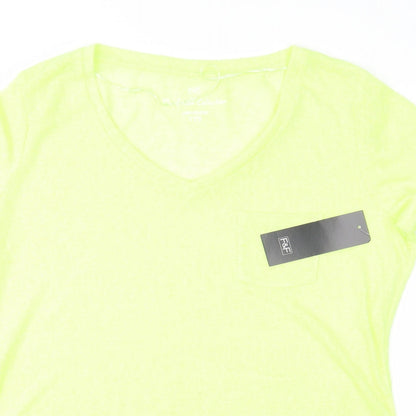 F&F Womens Green  Jersey Basic T-Shirt Size 12