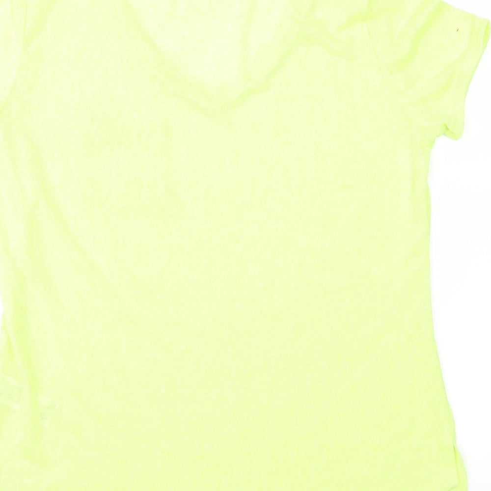 F&F Womens Green  Jersey Basic T-Shirt Size 12