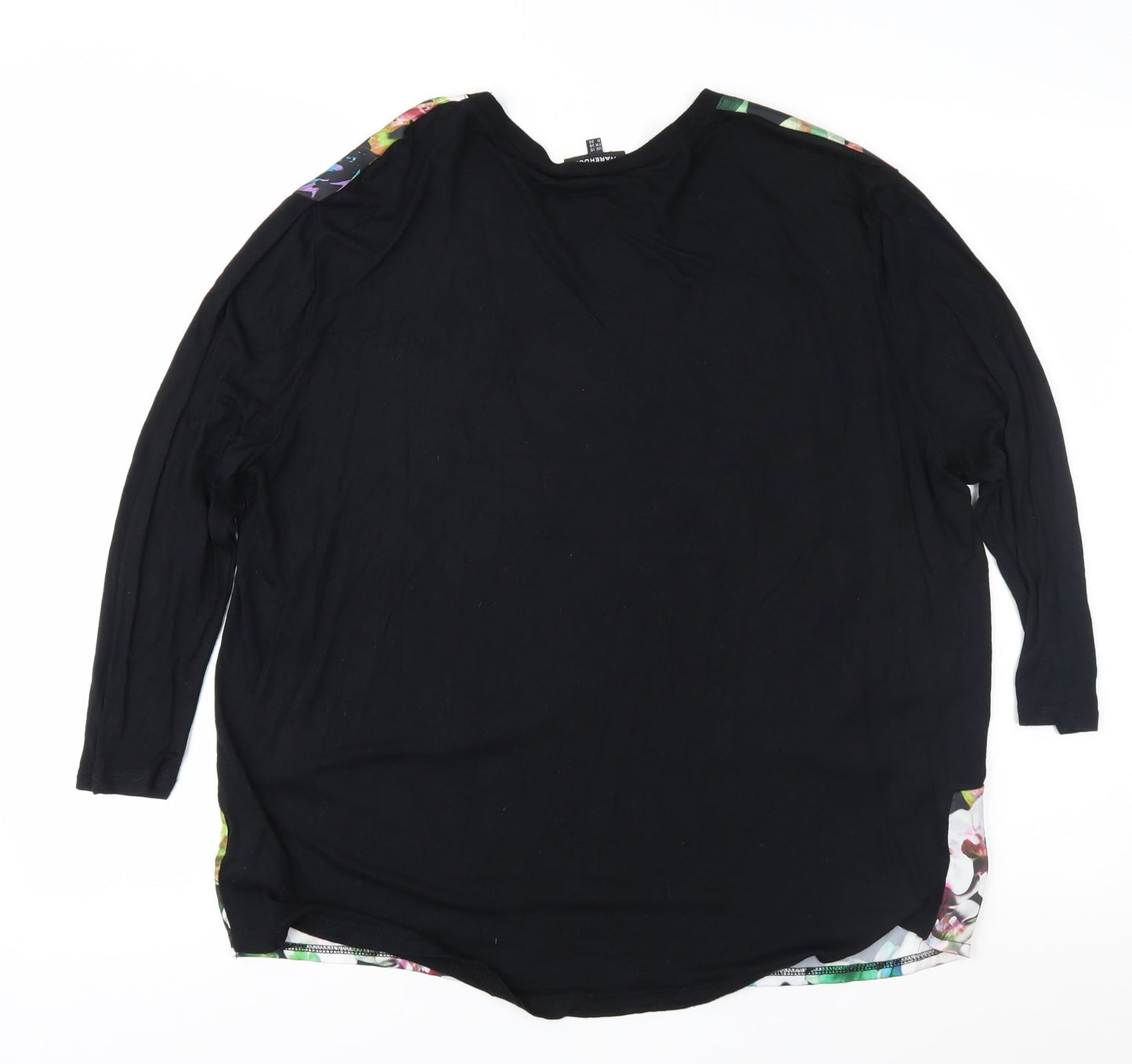 Womens UK Size 10 Warehouse Multicoloured Basic Blouse