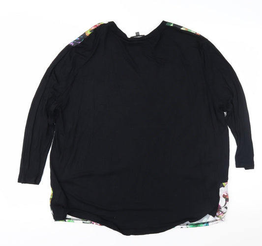 Womens UK Size 10 Warehouse Multicoloured Basic Blouse