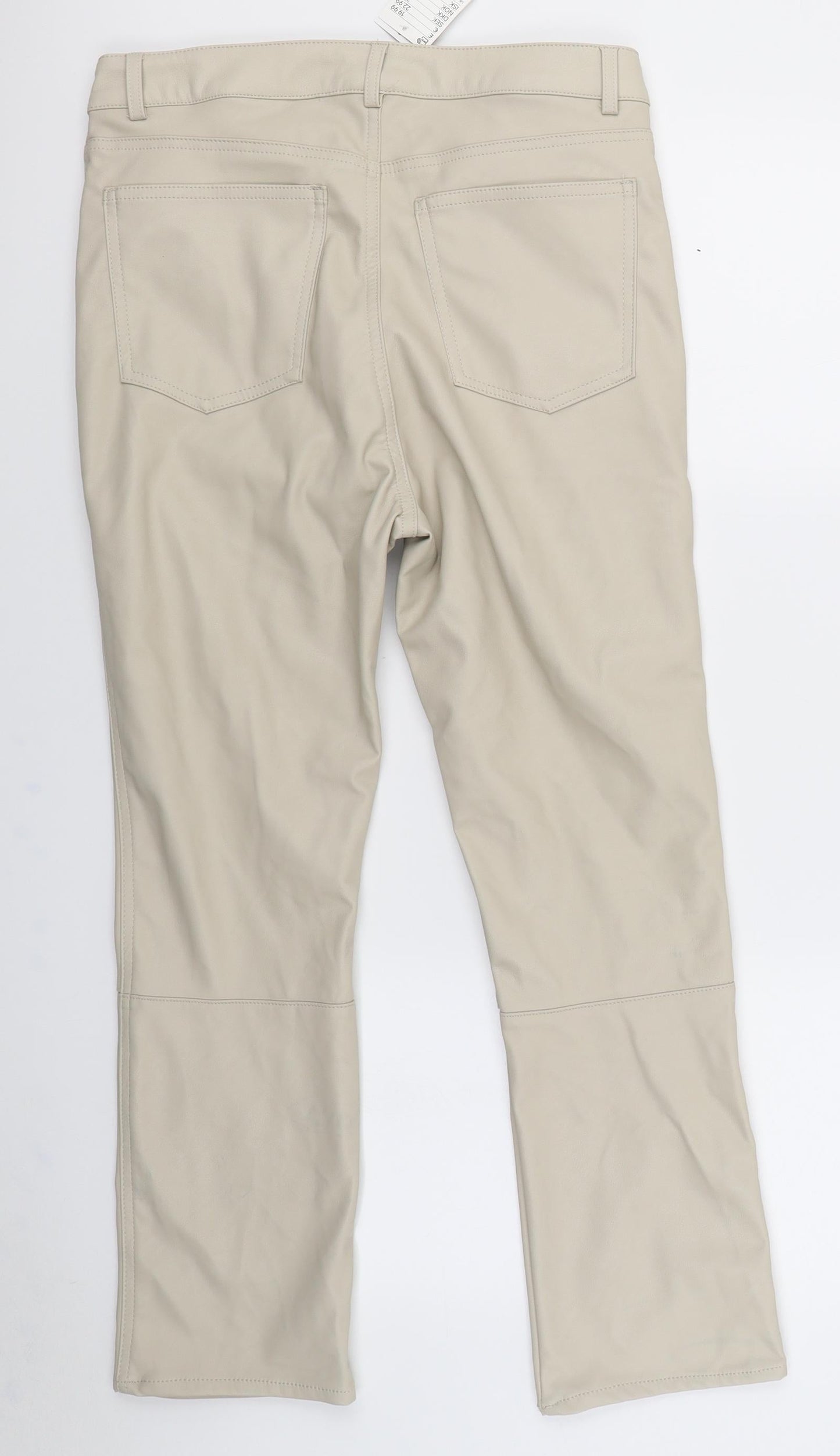 H&M Womens Beige   Skinny Jeans Size 14 L24 in