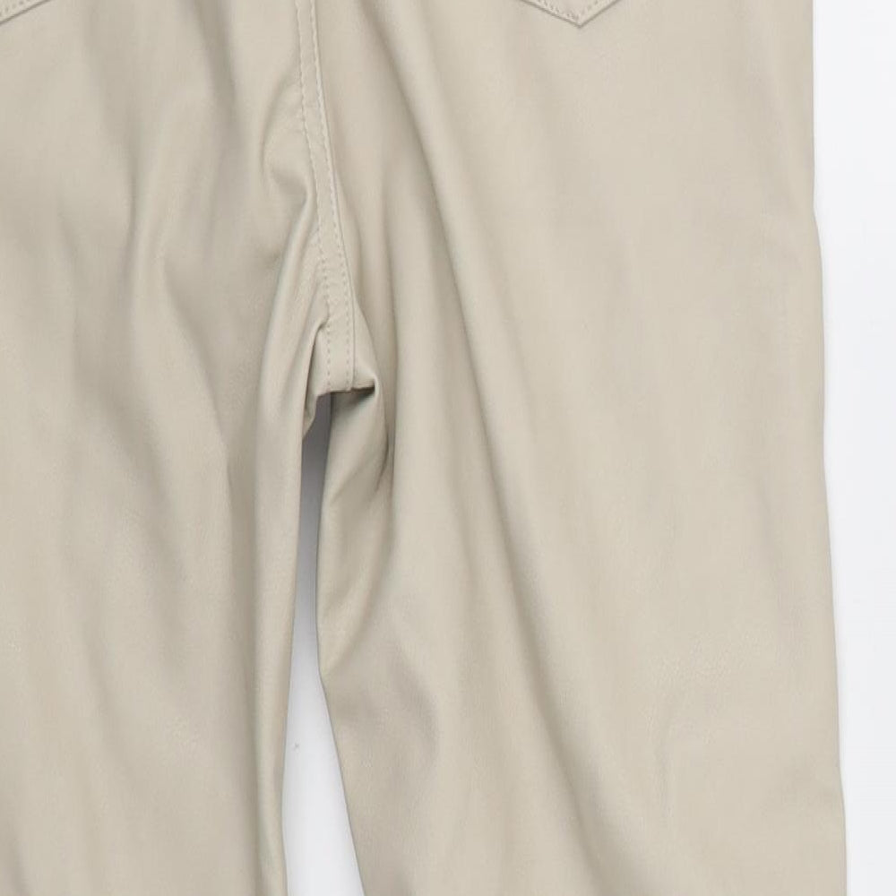 H&M Womens Beige   Skinny Jeans Size 14 L24 in