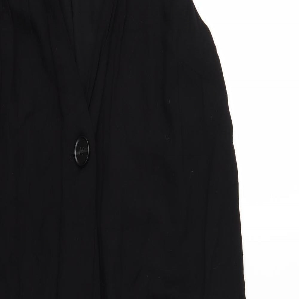 Womens UK Size S FOREVER 21 Black Jacket