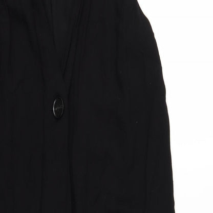 Womens UK Size S FOREVER 21 Black Jacket
