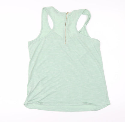 Womens UK Size 14 New Look Green Basic T-Shirt