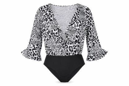 Womens UK Size 10 Boohoo One-Piece Black Bodysuit