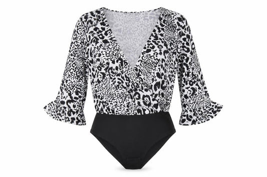 Womens UK Size 10 Boohoo One-Piece Black Bodysuit