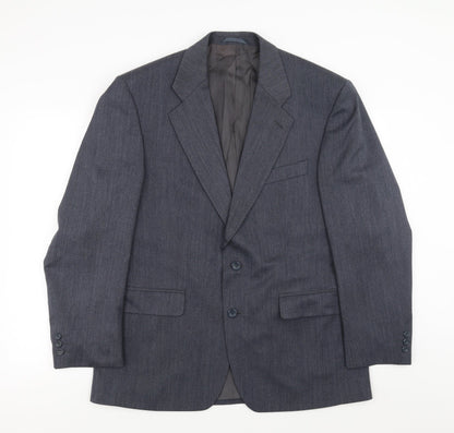 Mens UK Size 42 Chatsworth Regular Blue Suit Jacket
