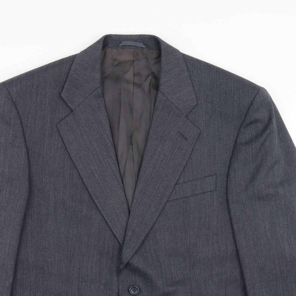 Mens UK Size 42 Chatsworth Regular Blue Suit Jacket