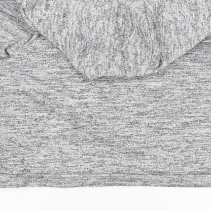 New Look Girls Grey   Pullover Hoodie Size 12-13 Years  - cropped