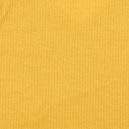 Preworn Womens Yellow   Pullover Jumper Size XL  - Lace Sleeve detail