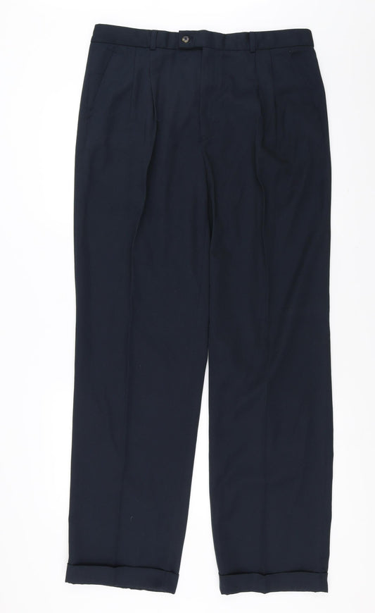 Modern Classics Mens Blue   Trousers  Size 36 in L33 in