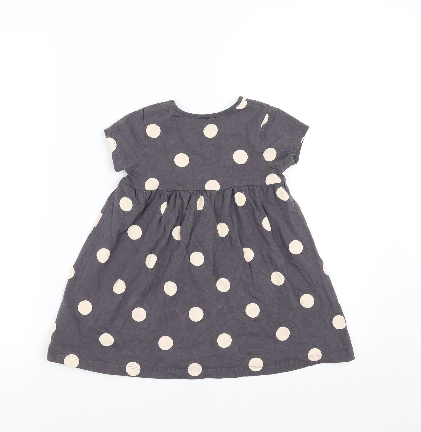 George Girls Purple Polka Dot  T-Shirt Dress  Size 18-24 Months