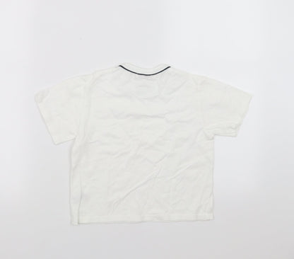 George Boys White   Basic T-Shirt Size 3-4 Years