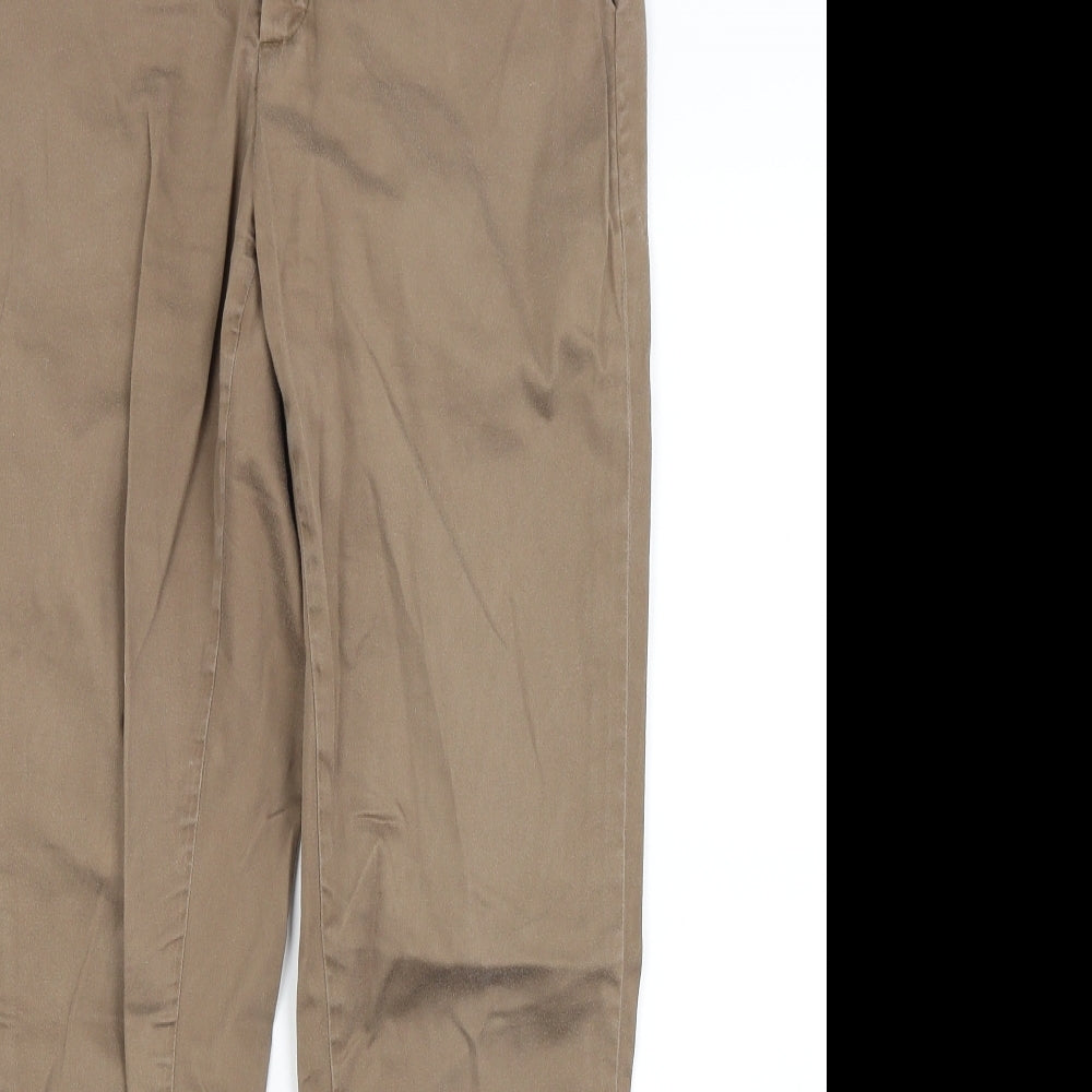 Allen Solly Womens Brown   Trousers  Size 10 L24 in