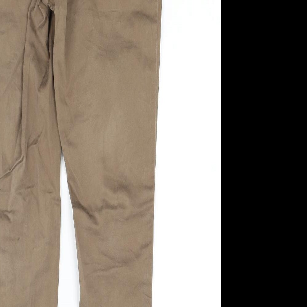 Allen Solly Womens Brown   Trousers  Size 10 L24 in