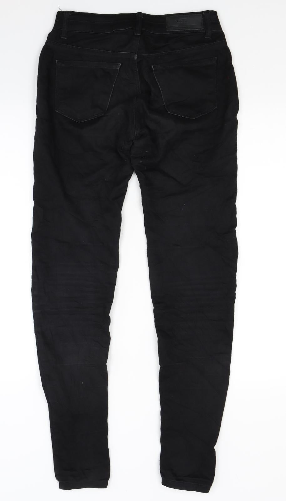 Fb Womens Black  Denim Skinny Jeans Size XS L28 in