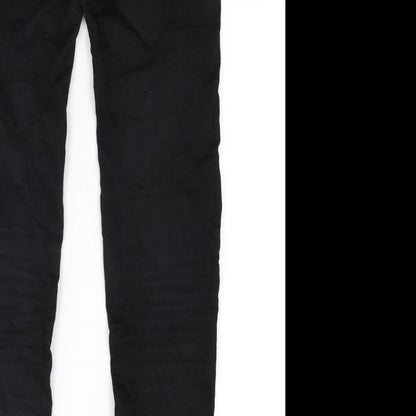 Fb Womens Black  Denim Skinny Jeans Size XS L28 in
