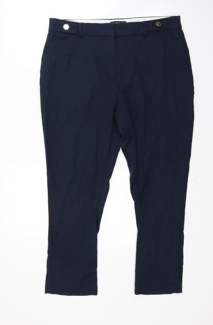 F&F Womens Blue   Trousers  Size 16 L24 in