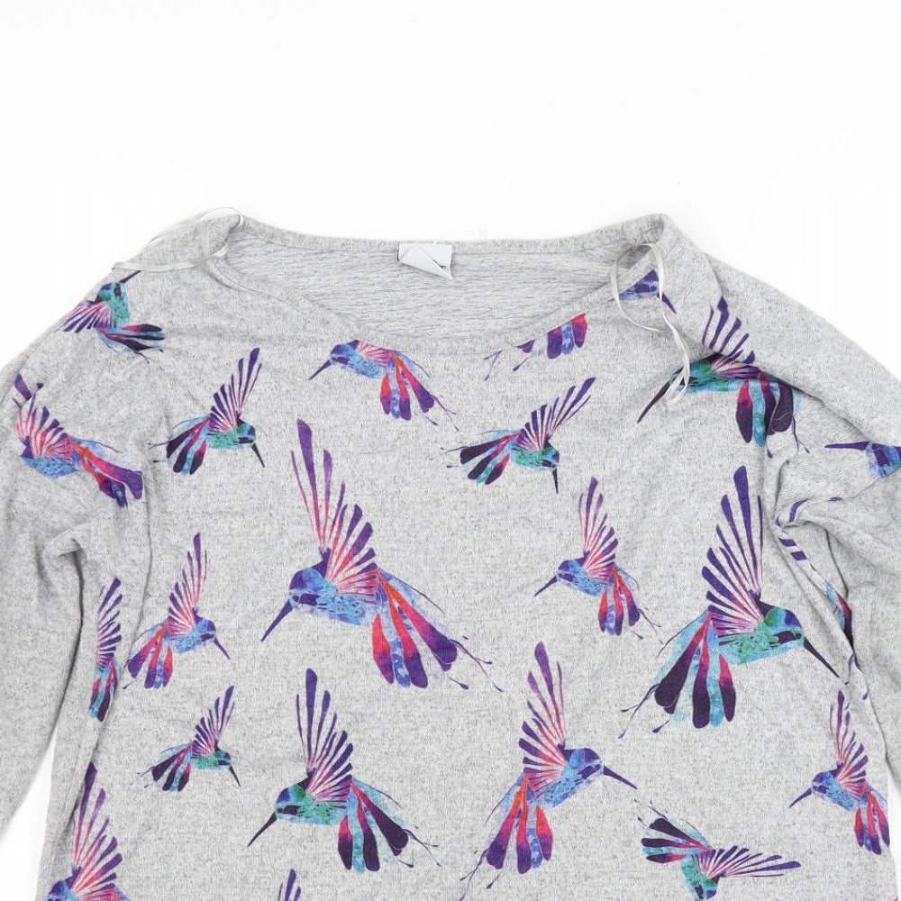Stock Shop Womens Grey  Knit Pullover Jumper Size S  - Kingfisher