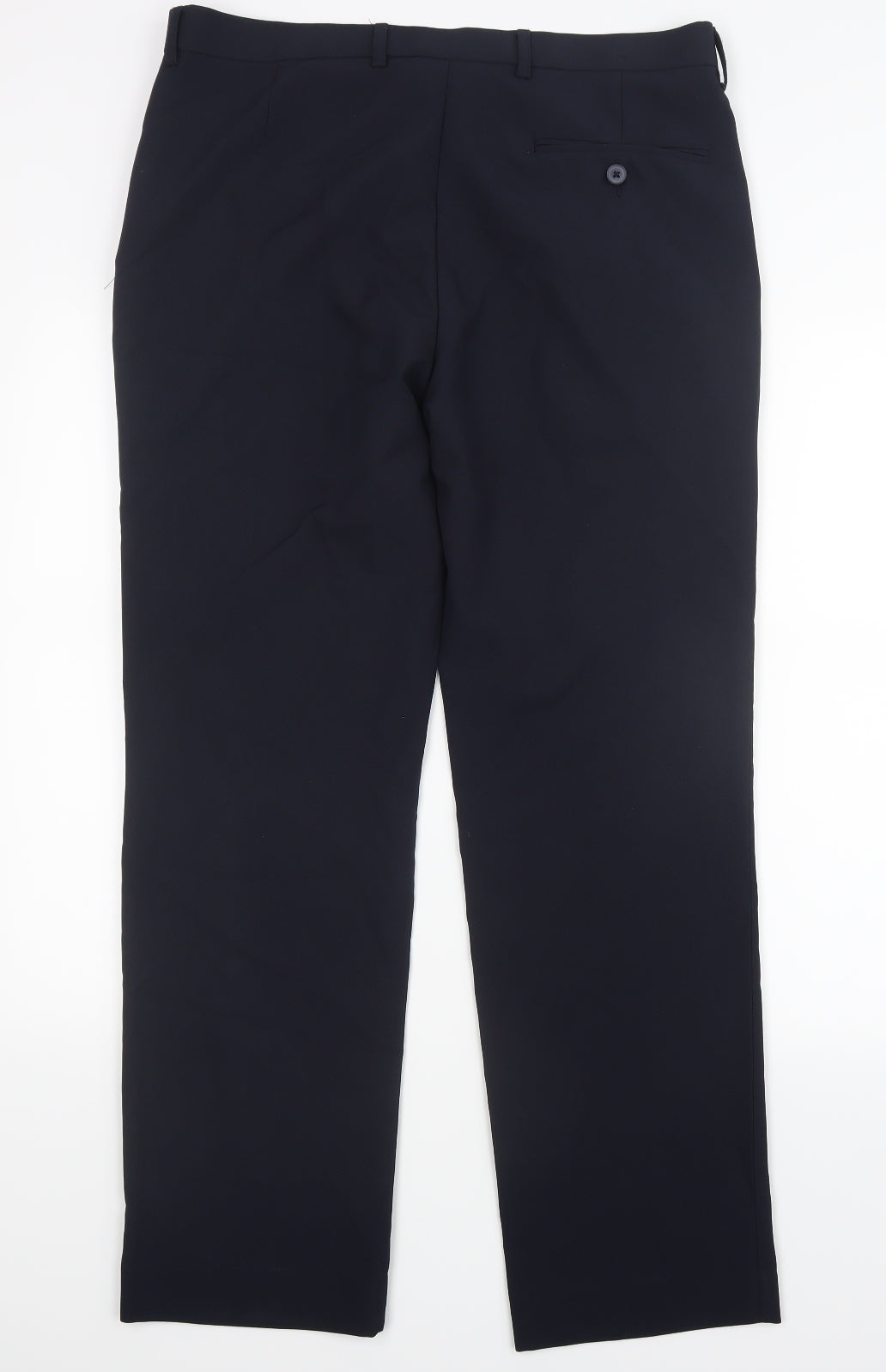 Henri Ross Mens Blue   Trousers  Size 34 in L30 in