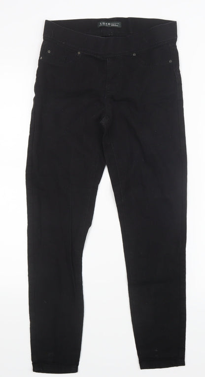 Denim Co. Womens Black  Denim Jegging Jeans Size 8 L26 in