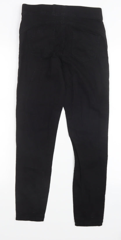 Denim Co. Womens Black  Denim Jegging Jeans Size 8 L26 in