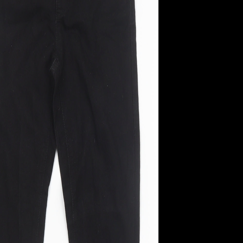 Denim Co. Womens Black  Denim Jegging Jeans Size 8 L26 in