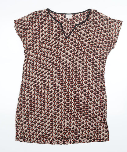 EAST Womens Black Geometric  Mini  Size 12