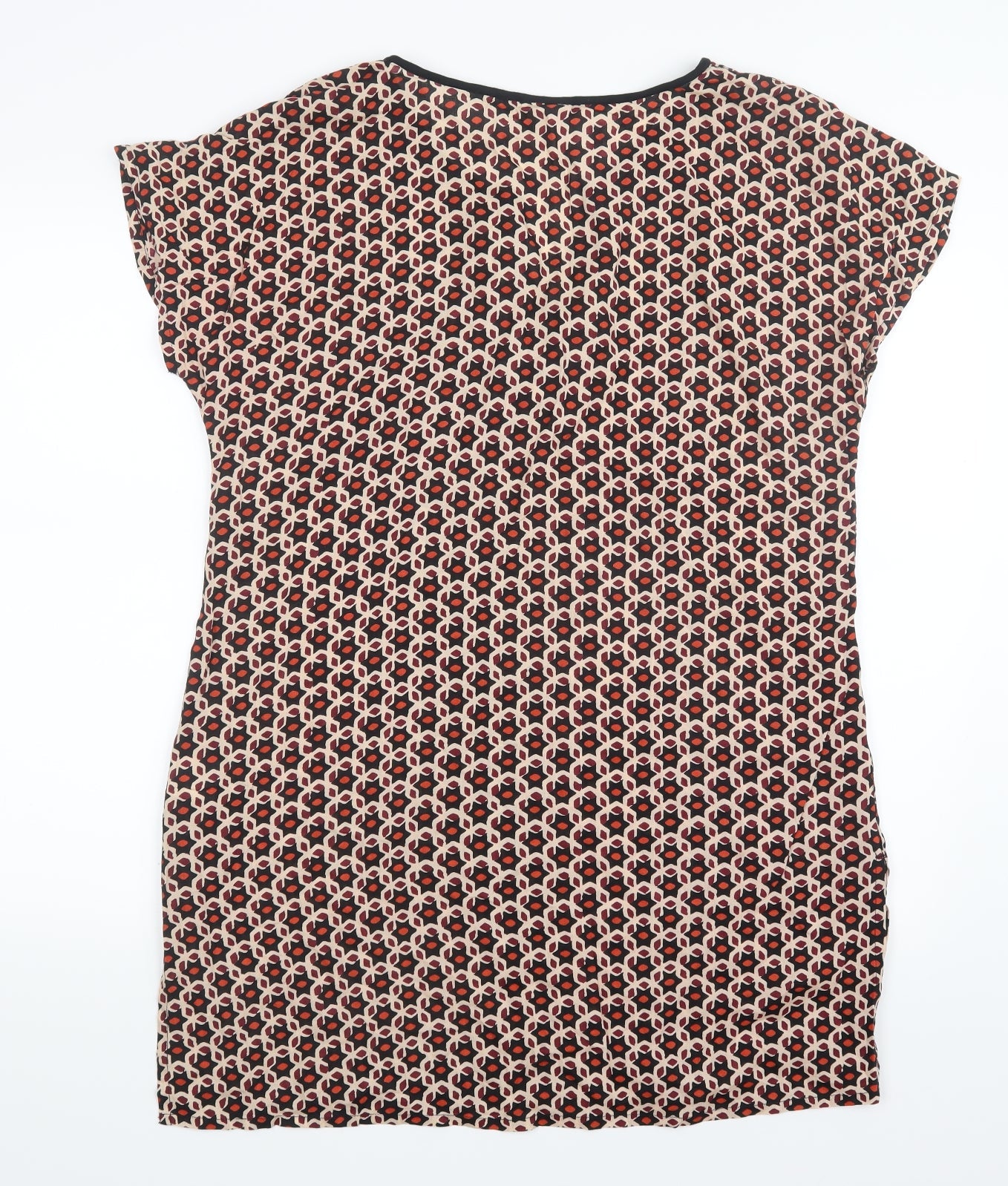 EAST Womens Black Geometric  Mini  Size 12